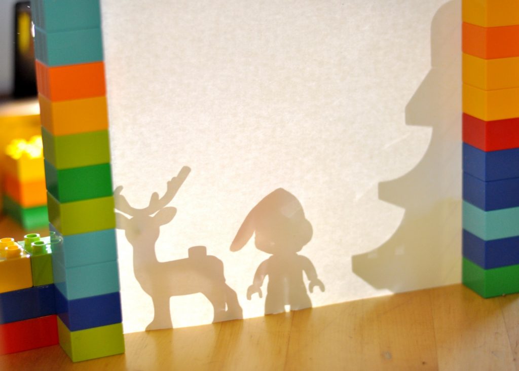Lego Duplo Schattenspiel - Weihanchten mit Lego, Spiele und Bastelideen mit Lego auf Mutter&Söhnchen