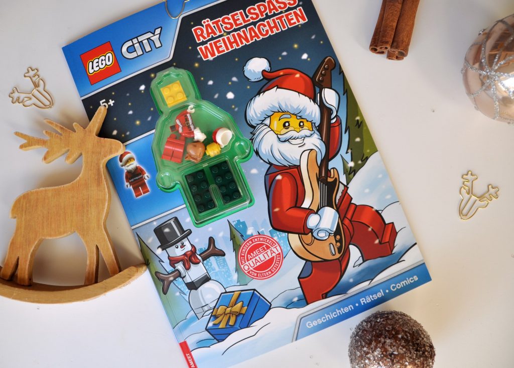 LEGO Rätselspass Weihnachten ab 5 Jahren, Kinderbuch für Rätselfreunde und Leseanfänger, mehr Buchtipps für Weihnachten auf dem Blog